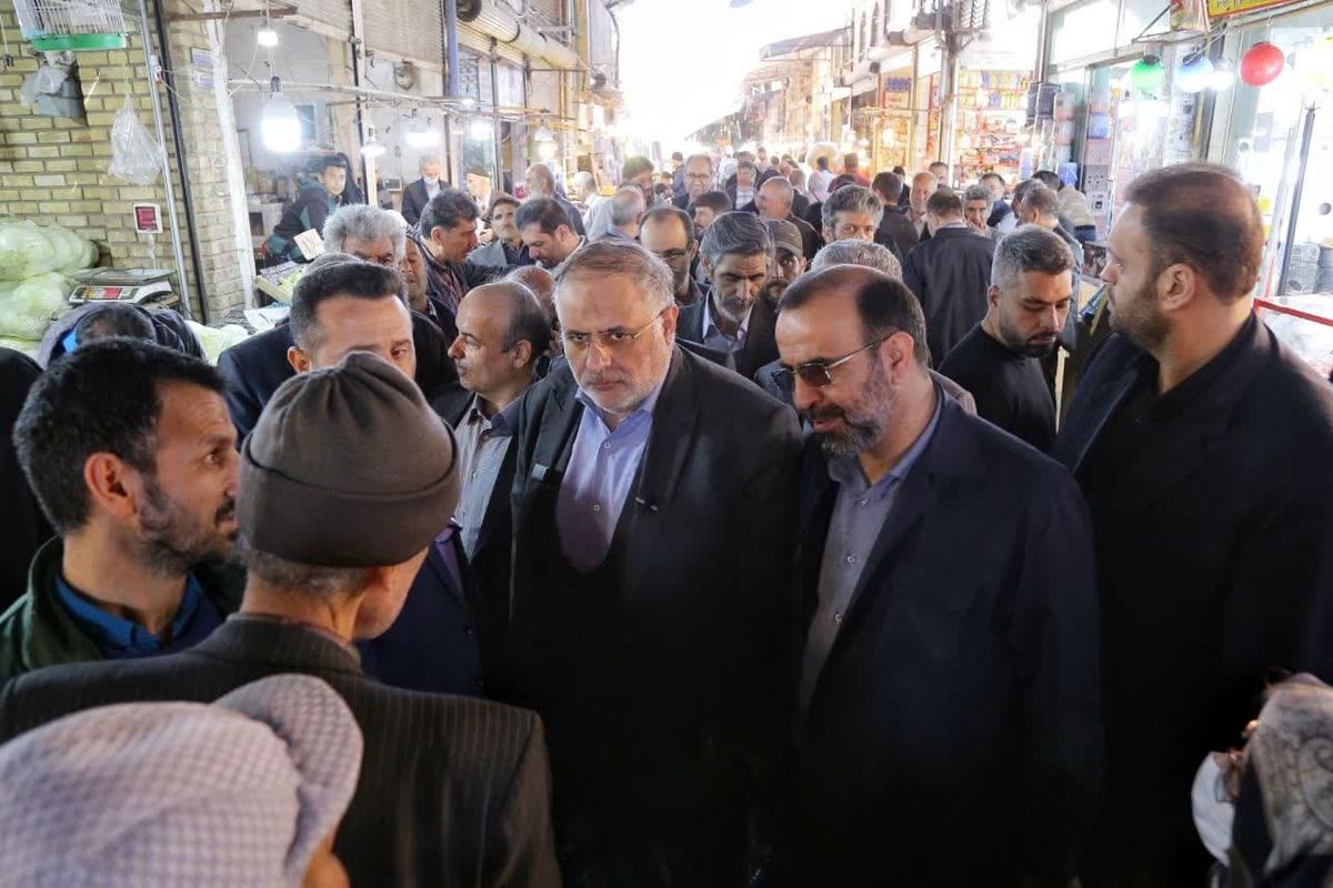 استاندار قزوین از بازار و برخی مجتمع‌های بین راهی و نقاط حادثه خیز استان بازدید کرد