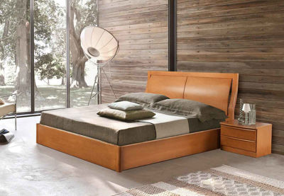 تخت خواب چوبی مدرن‬‎