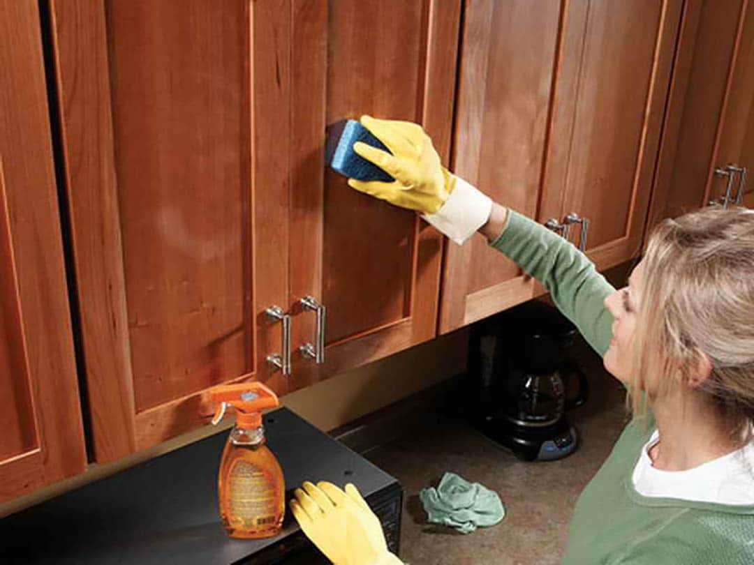 Clean wooden and metal cabinets in less than 1 minute with these 3 methods